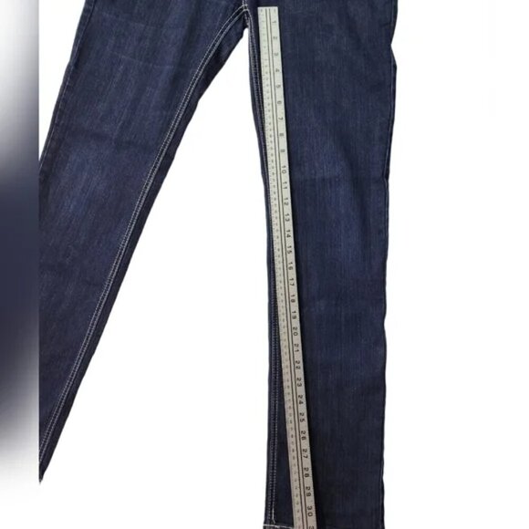 Carreli Women's Straight Leg Jeans Mid Rise, Double Stitch, Classic Fit, Size 31 - Picture 13 of 16